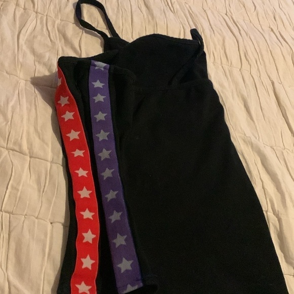 3X plus size Forever 21 USA America Red White and Blue strappy bodysuit - Picture 2 of 5